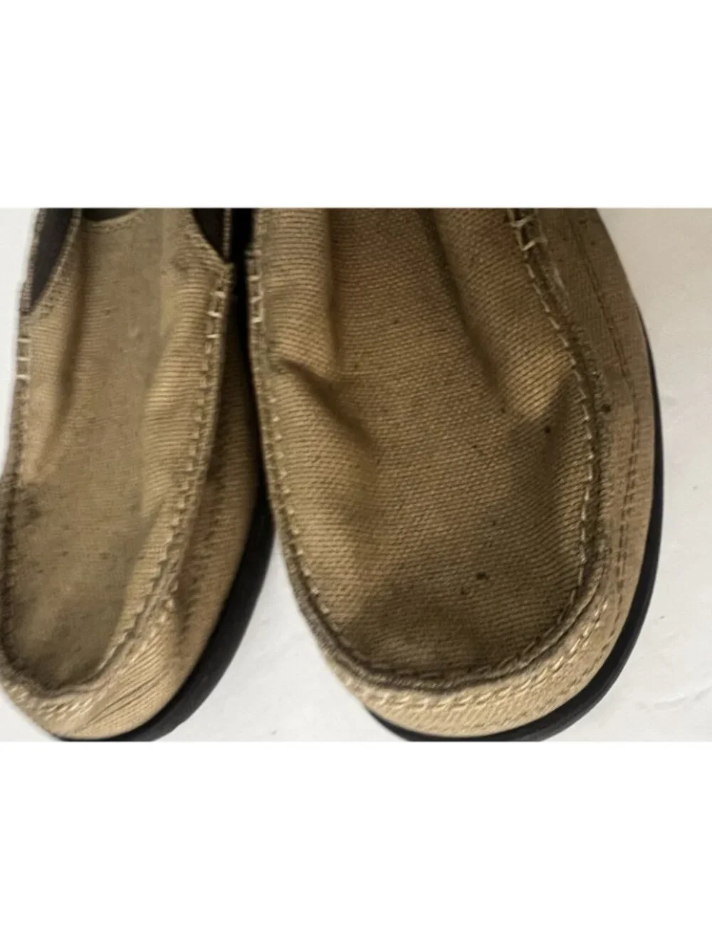 Crocs Walu Men Canvas Slip On Loafers Casual Walking Shoes Size 11